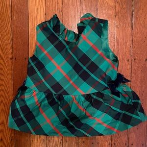 Janie and Jackie Peplum Holiday Toddler Blouse